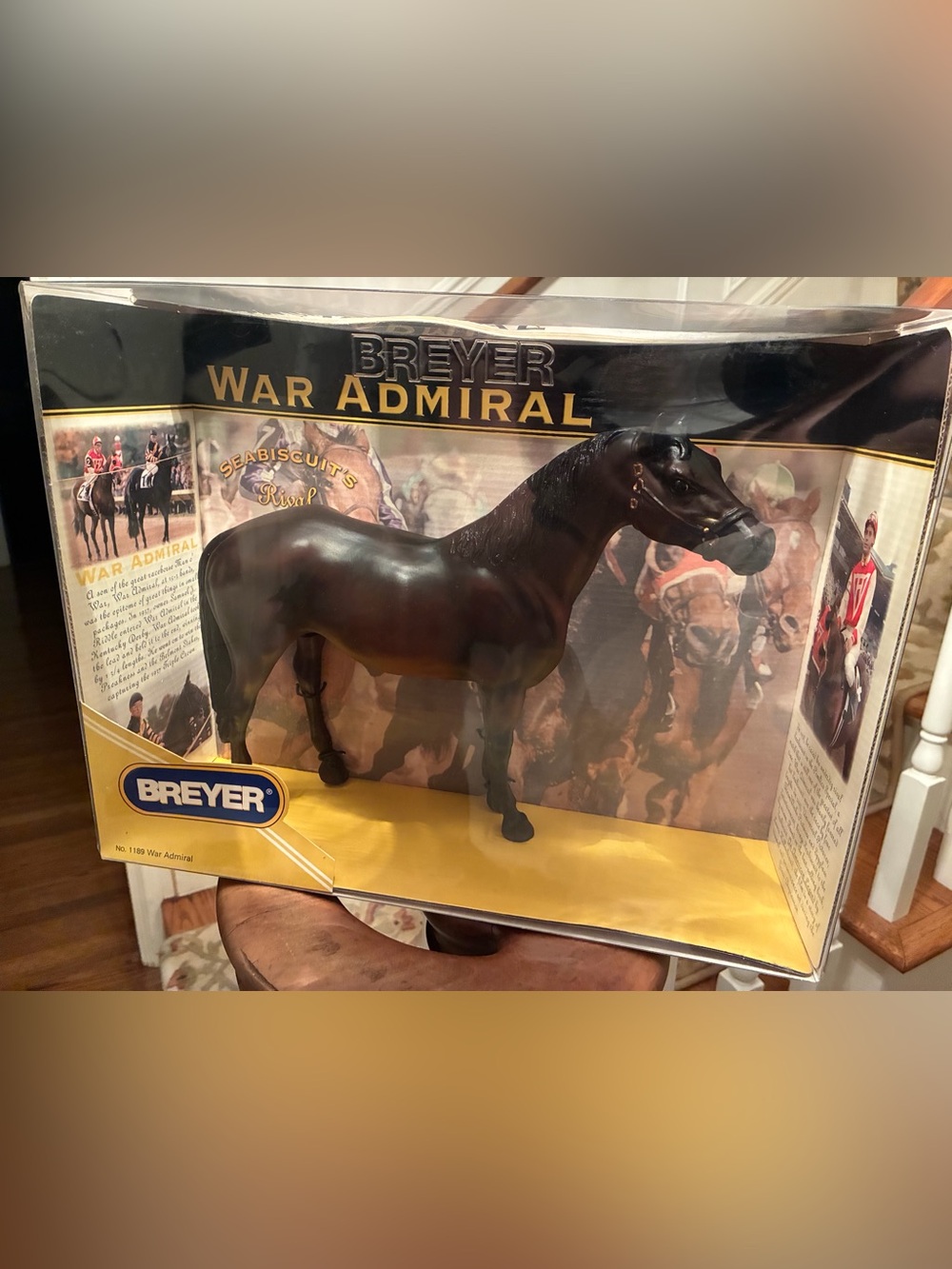 Breyer Model Horse #1189 War Admiral 2003 NEW IN BOX Seabiscuit Movie - Retired